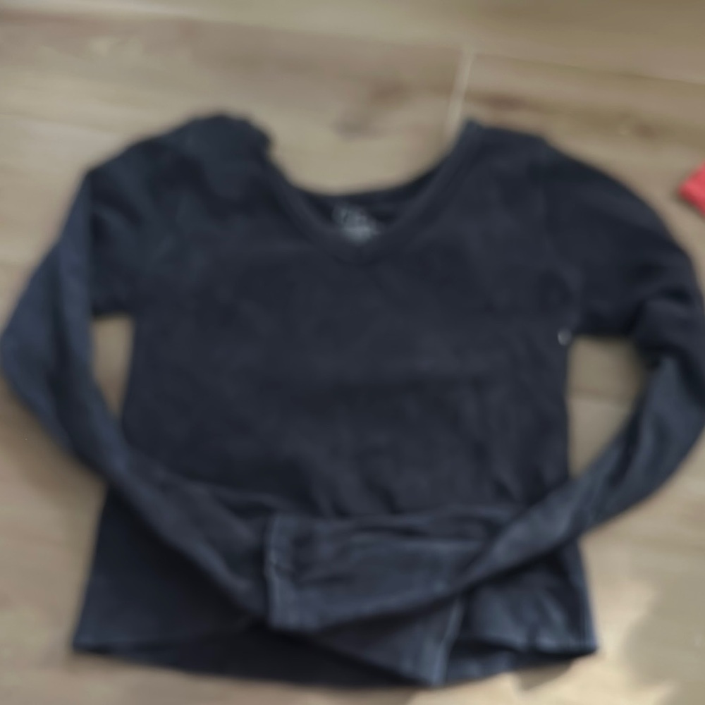 Black Long Sleeve Top
